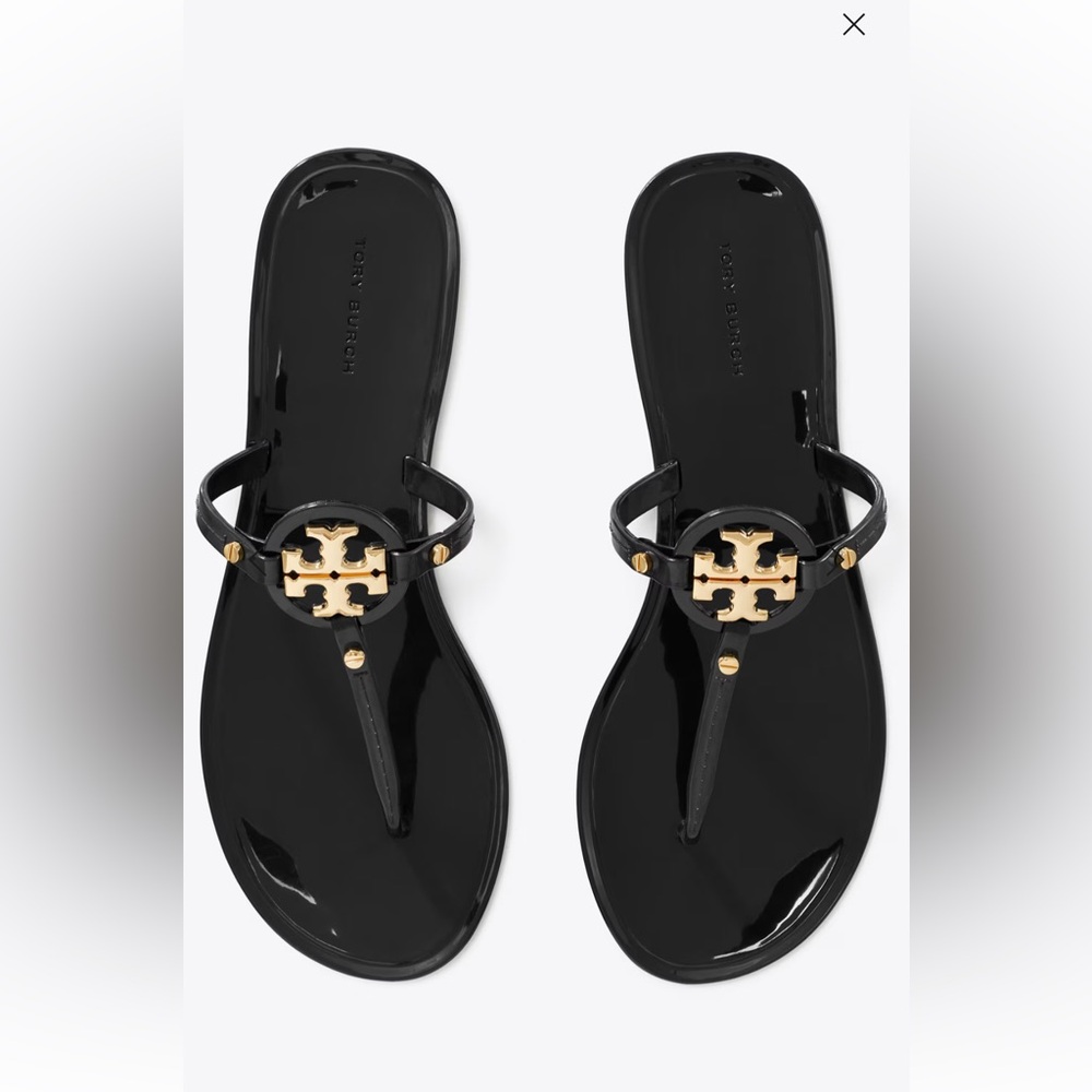 Tory Burch Black and Gold Women's Sandals
Like new!!